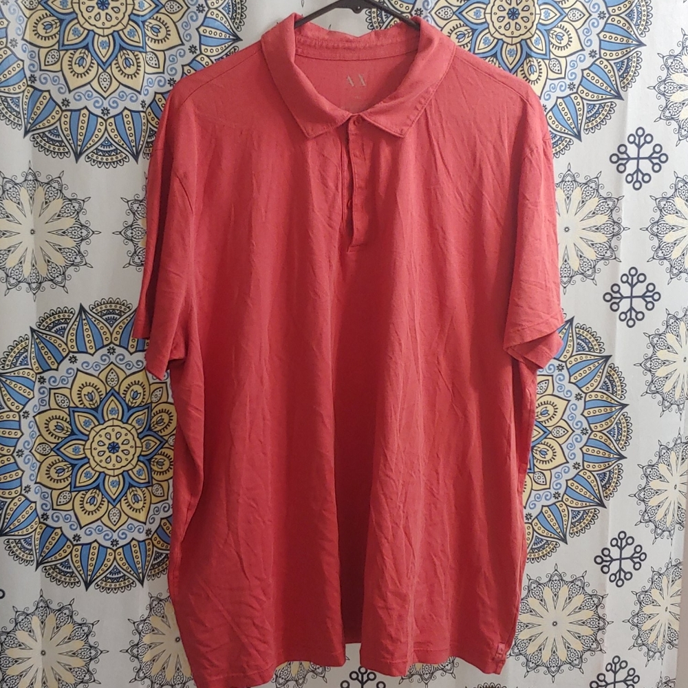 Armani exchange men's polo shirt size xxl